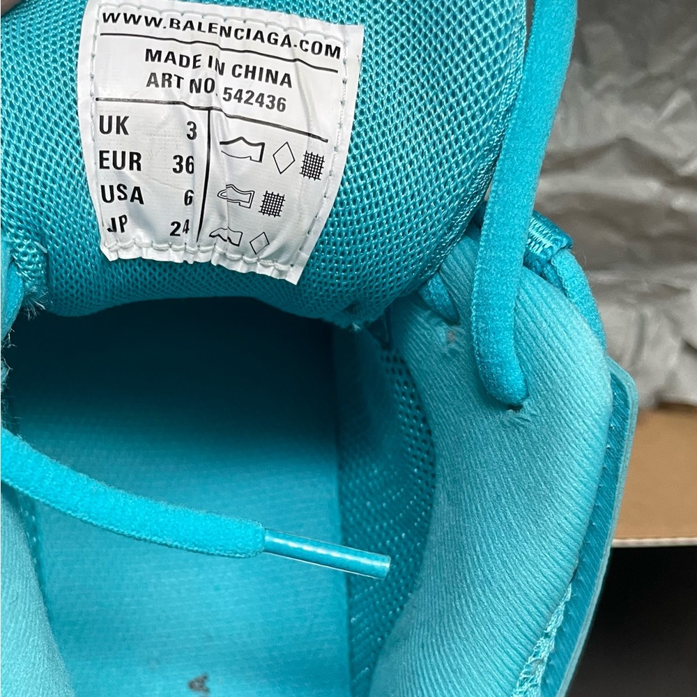 Balenciaga Track Sneaker ( Women ) Color - Turquoise - Picture 12 of 12